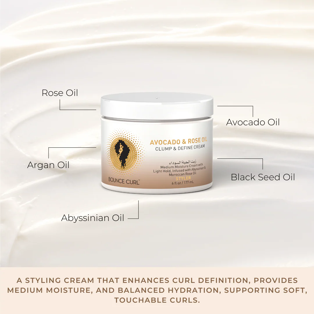 Avocado & Rose Oil Clump & Define Cream - Image 3